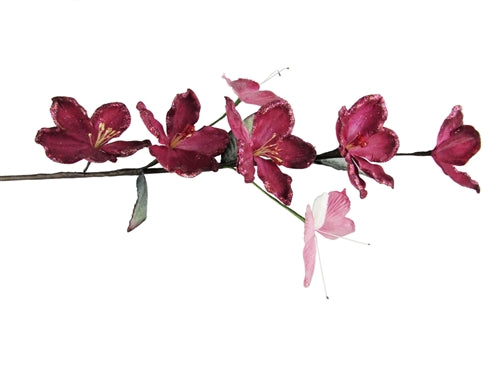 Vástago de mariposa Magnolia de látex brillante de 26" (12)