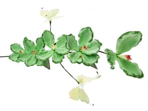Vástago de mariposa Magnolia de látex brillante de 26" (12)