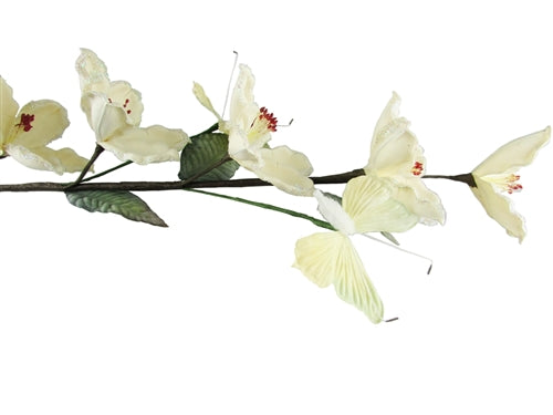 Vástago de mariposa Magnolia de látex brillante de 26
