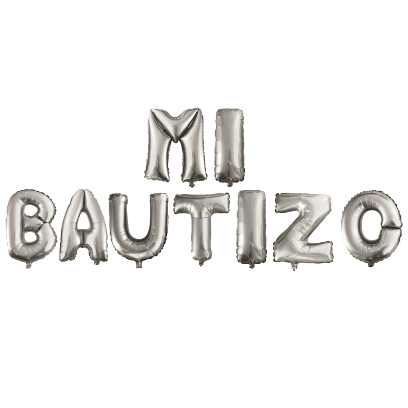 Load image into Gallery viewer, 16&quot; - &quot;MI BAUTIZO&quot; Balloon Set (9 Pcs)
