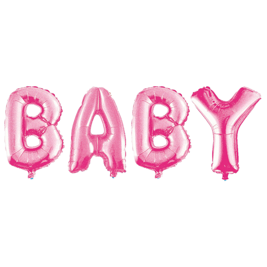 32" Foil "BABY" Balloon Set (1 Set)