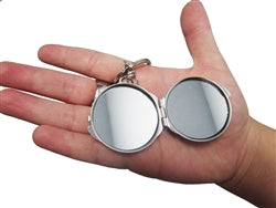 Load image into Gallery viewer, Compact Mirror KEYCHAIN Favors - Religious Design (12 Pcs)
