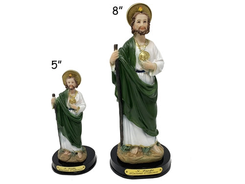 Load image into Gallery viewer, 5&quot; San Judas on Wood Base - Luciana Series (1 Pc)
