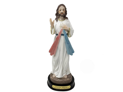 Load image into Gallery viewer, 8&quot; Divine Mercy on Wood Base - Luciana Series (1 Pc)
