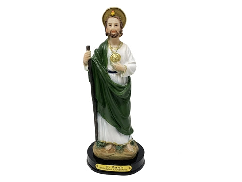 Load image into Gallery viewer, 8&quot; San Judas on Wood Base - Luciana Series (1 Pc)
