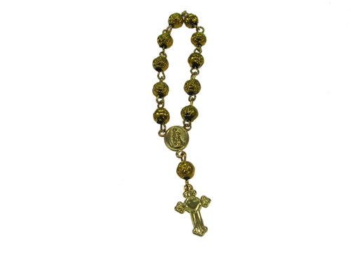 3.5" Miniature Finger Rosaries - Round Bead Design (10 Pcs)