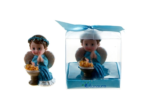 2.75" Angel Praying Over Baby Favor (With Gift Box) (12 Pcs)