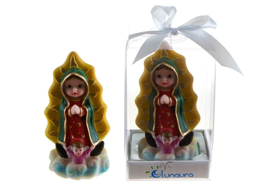 3.75" Virgen de Guadalupe Favor - Baby Face (With Gift Box) (12 Pcs)
