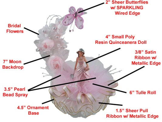 Load image into Gallery viewer, Quinceanera Centerpiece #005
