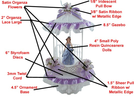 Load image into Gallery viewer, Quinceanera Centerpiece #009

