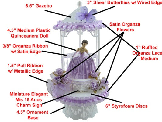 Load image into Gallery viewer, Quinceanera Centerpiece #012
