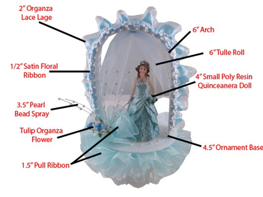 Load image into Gallery viewer, Quinceanera Centerpiece #022
