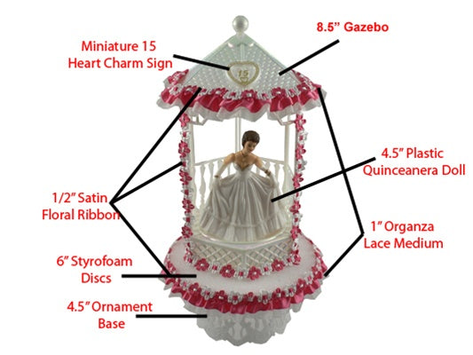 Load image into Gallery viewer, Quinceanera Centerpiece #026
