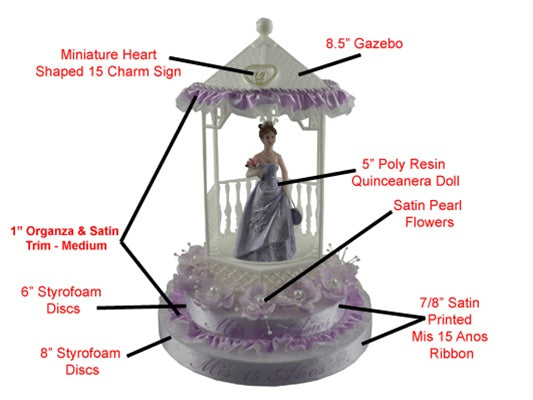 Load image into Gallery viewer, Quinceanera Centerpiece #034
