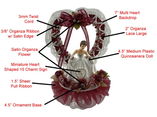Load image into Gallery viewer, Quinceanera Centerpiece #036
