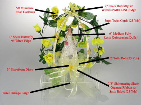 Load image into Gallery viewer, Quinceanera Centerpiece #061
