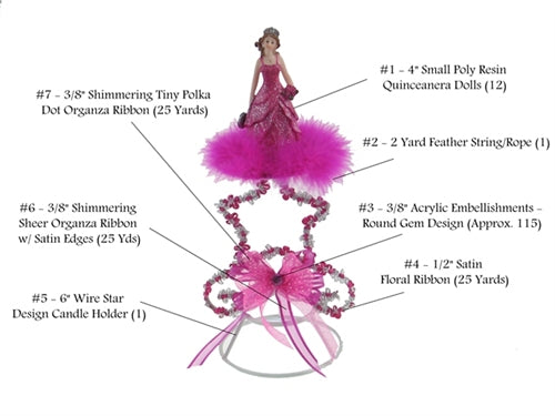 Quinceanera Centerpiece #085