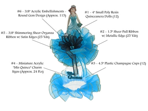 Quinceanera Centerpiece #086