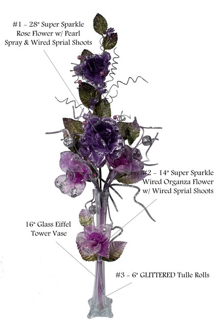 Load image into Gallery viewer, Quinceanera Centerpiece #100
