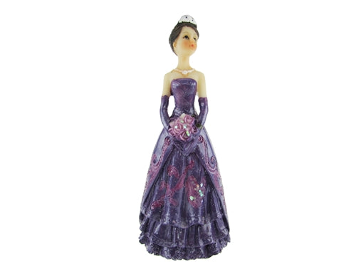 4.75" Poly Resin Quinceanera Figurine (12 Pcs)