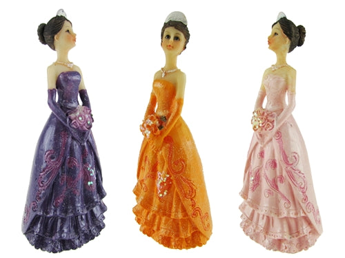 4.75" Poly Resin Quinceanera Figurine (12 Pcs)