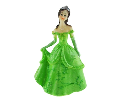 Figurilla de quinceañera de resina polivinílica de 4.75