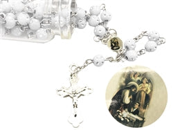Load image into Gallery viewer, 1.75&quot; Holy Water Bottle Communion Rosaries #3 (12 Pcs)
