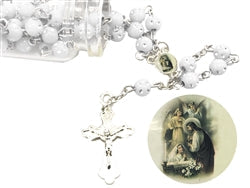 Load image into Gallery viewer, 1.75&quot; Holy Water Bottle Communion Rosaries #3 (12 Pcs)
