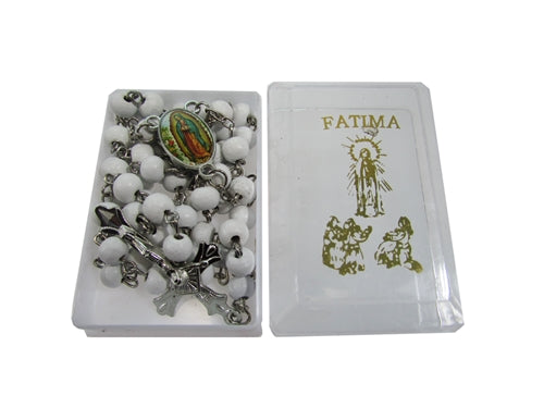 Load image into Gallery viewer, Rosary Set - Fatima Favor Box - Virgin de Guadalupe Rosary (12 Pcs)
