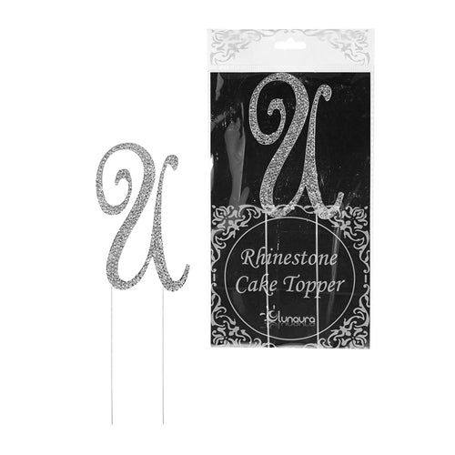 Load image into Gallery viewer, Diamond Rhinestone Cake Toppers - Style 1 (1 Pc)
