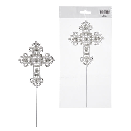 Diamond Rhinestone Cake Toppers - Style 1 (1 Pc)