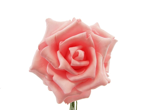 Load image into Gallery viewer, 12&quot; Foam Rose Flower Bouquet - 6 Heads (1 Pc)
