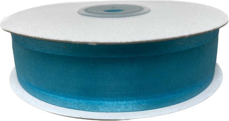 Load image into Gallery viewer, 7/8&quot; Shimmering Sheer Organza Ribbon w/ Satin Edges (25 Yds)
