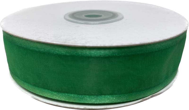 Load image into Gallery viewer, 7/8&quot; Shimmering Sheer Organza Ribbon w/ Satin Edges (25 Yds)
