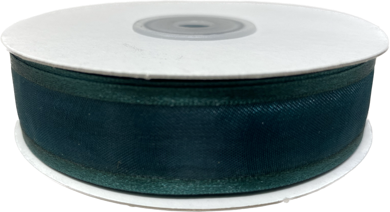 Load image into Gallery viewer, 7/8&quot; Shimmering Sheer Organza Ribbon w/ Satin Edges (25 Yds)
