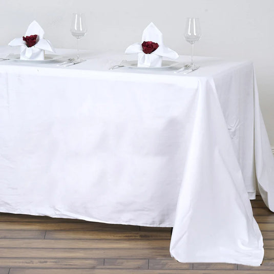 Rectangle Fabric Table Covers - 90" x 132" (1 Pc)