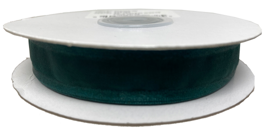 5/8" Shimmering Sheer Organza Ribbon w/ Satin Edges (25 Yds)