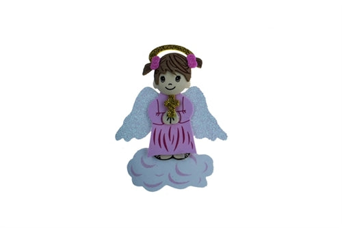 5" Angel w/ Halo & Cross on Clouds Fomi (10 Pcs)