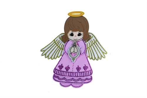 9.5" Angel w/ Halo & Rosary Fomi (10 Pcs)