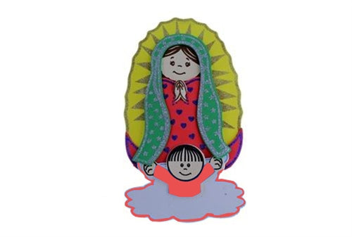 9.5" Virgen de Guadalupe Fomi (10 Pcs)