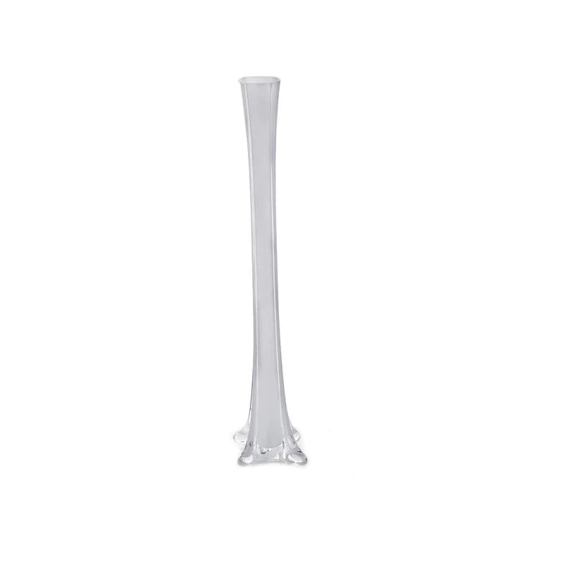 Load image into Gallery viewer, 16&quot; Glass Eiffel Tower Vase (12 PACK)
