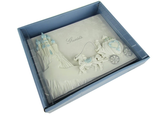 Load image into Gallery viewer, Premium Cinderella Design &quot;Guests&quot; Book (1 Pc)
