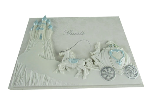 Load image into Gallery viewer, Premium Cinderella Design &quot;Guests&quot; Book (1 Pc)
