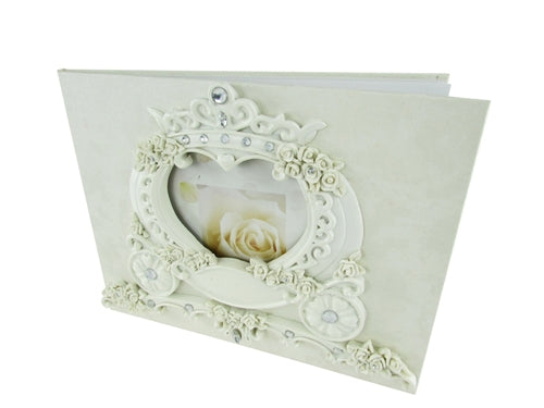 Premium Quinceanera Coach FRAME Guest Book (Spanish) (1)