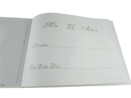 Premium Quinceanera Coach FRAME Libro de visitas (español) (1)