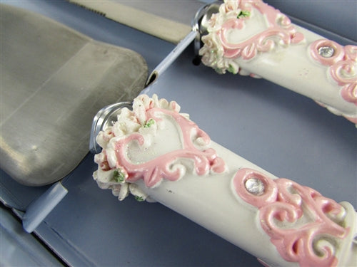 Premium Coach Design Cake Knife Set - Stainless Steel (1 Pc)