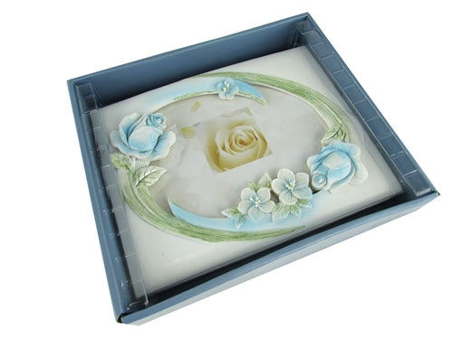 Premium Quinceanera Roses PICTURE FRAME Guest Book (Spanish) (1 Set)