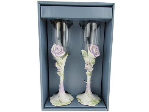 Juego de 2 tazas de diseño Premium Roses (1)