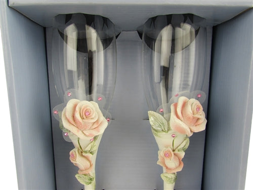 Juego de 2 tazas de diseño Premium Roses (1)