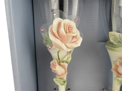 Juego de 2 tazas de diseño Premium Roses (1)